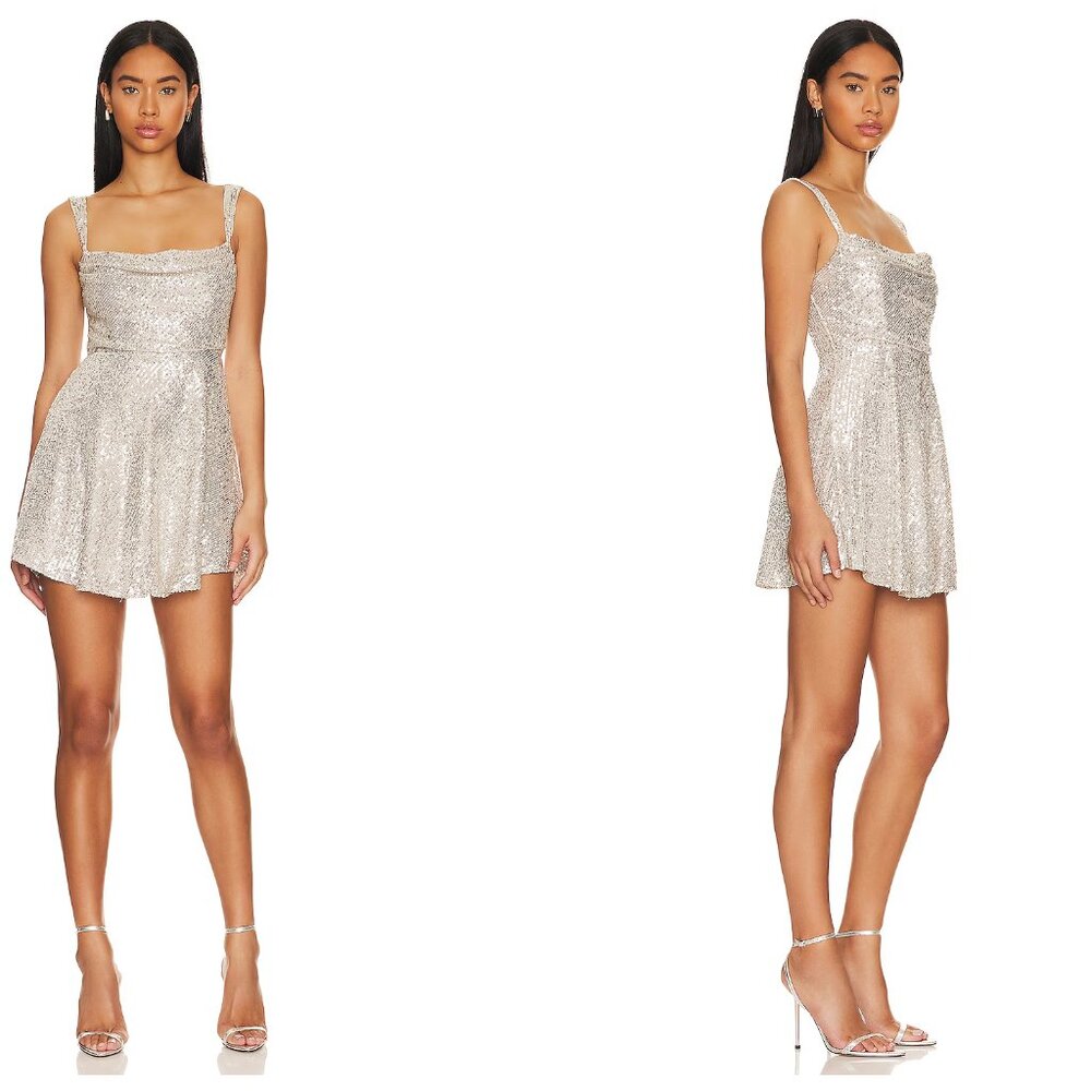 For Love & Lemons Candice Mini Dress (Size M)